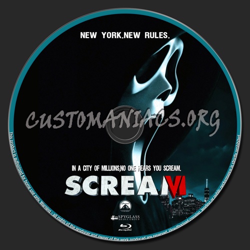 Scream VI blu-ray label