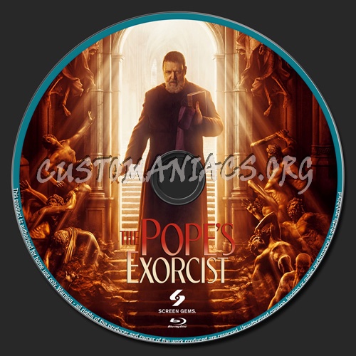 The Pope's Exorcist blu-ray label