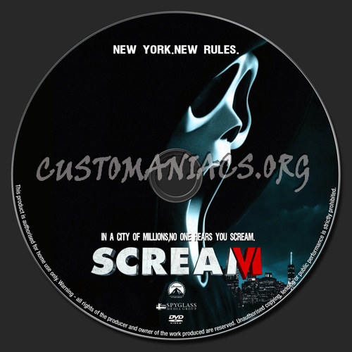Scream VI dvd label