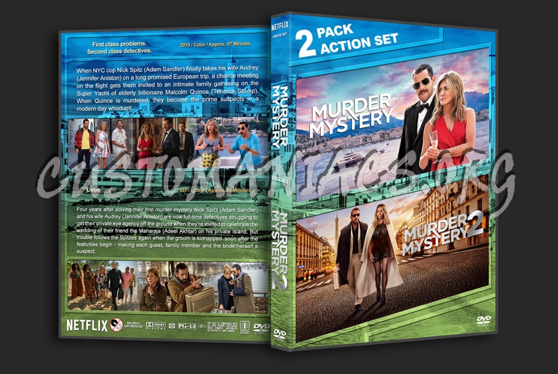 Murder Mystery Double Feature dvd cover