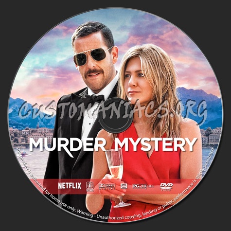 Murder Mystery dvd label