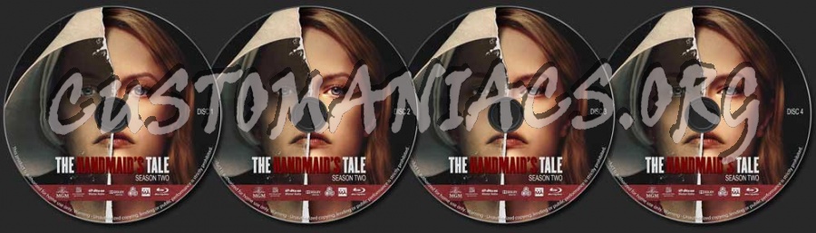 The Handmaids Tale - Season 2 blu-ray label