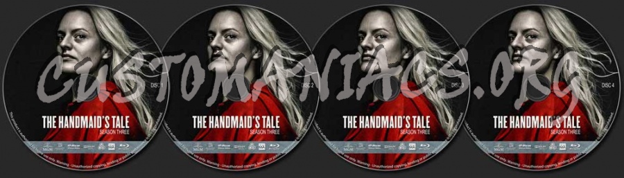 The Handmaids Tale - Season 3 blu-ray label