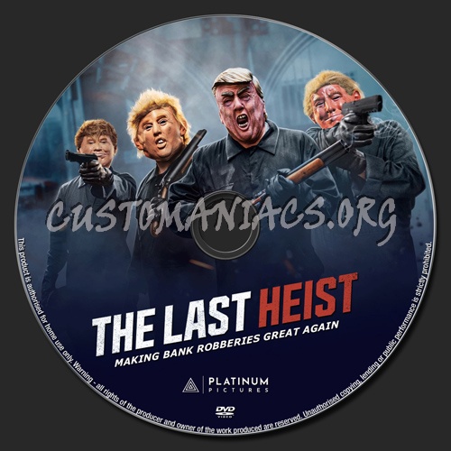 The Last Heist dvd label