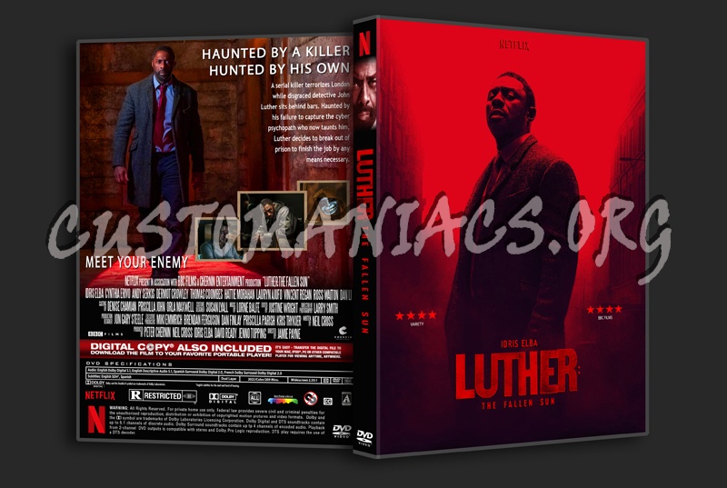 Luther The Fallen Sun dvd cover