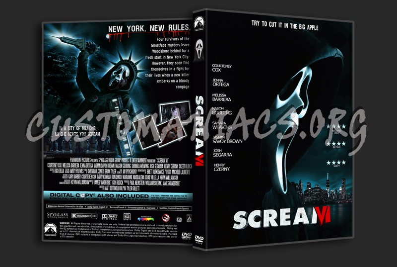 Scream VI dvd cover