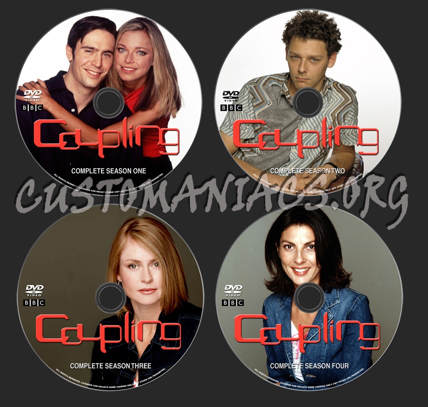 Coupling Season 1-2-3-4 dvd label