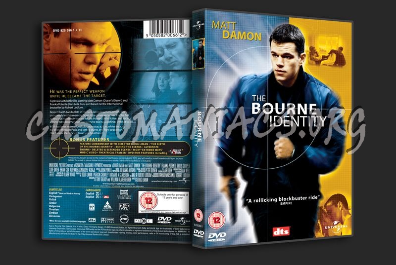 The Bourne Identity dvd cover