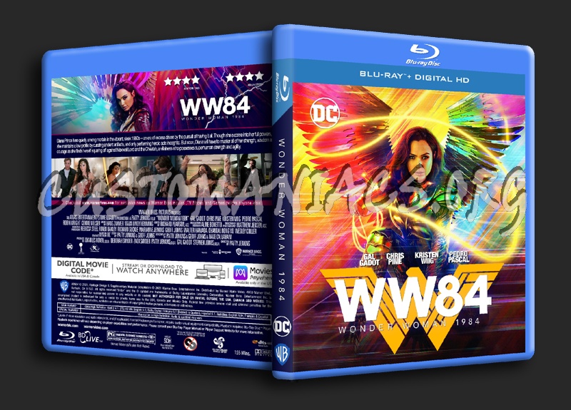 Wonder Woman 1984 blu-ray cover