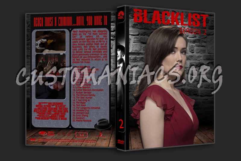 The Blacklist complete series with spine dvd cover