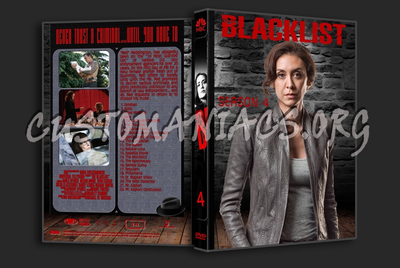 The Blacklist complete series with spine dvd cover