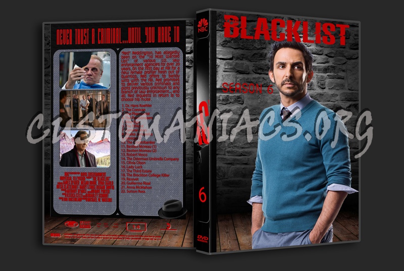 The Blacklist complete series with spine dvd cover