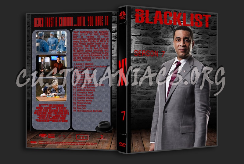 The Blacklist complete series with spine dvd cover