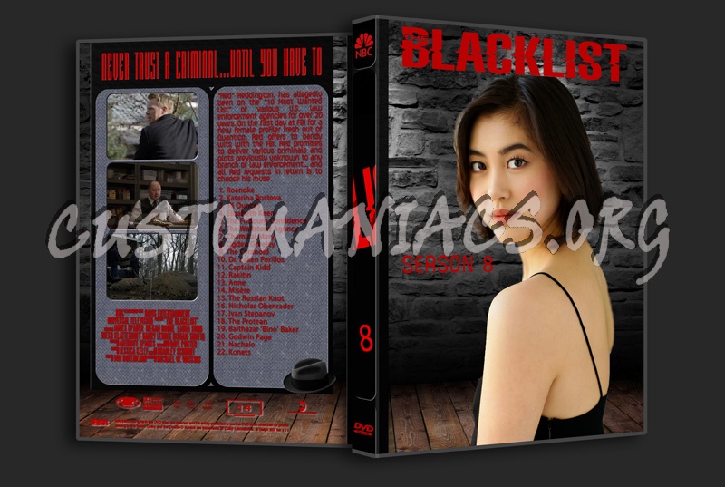 The Blacklist complete series with spine dvd cover