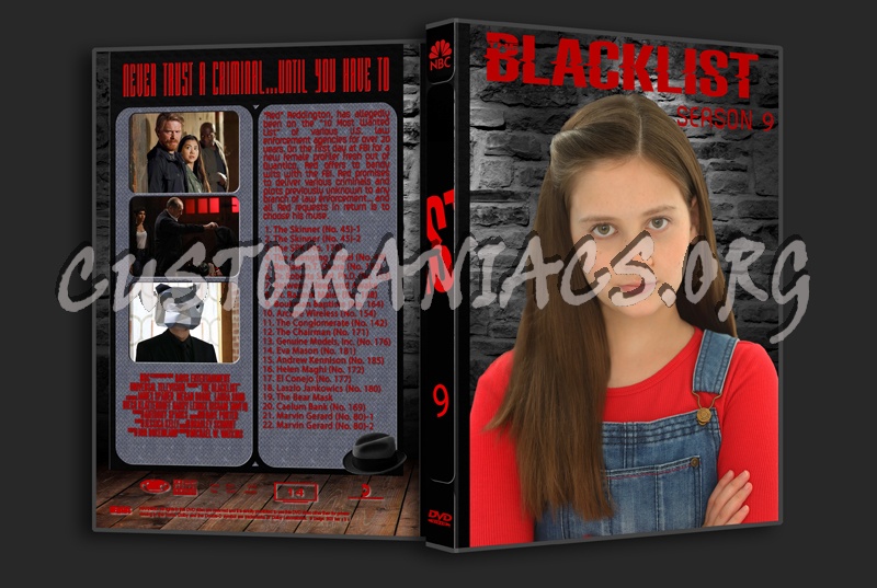 The Blacklist complete series with spine dvd cover