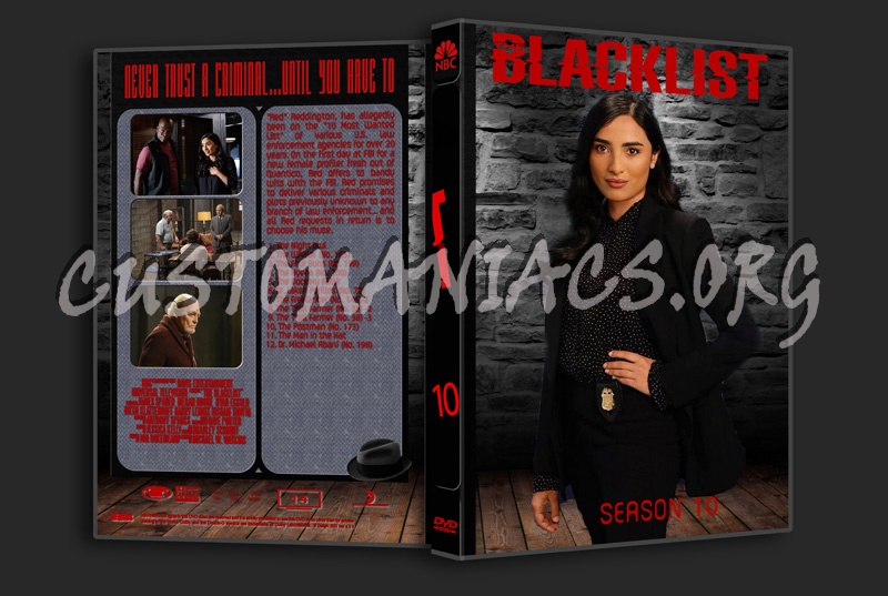 The Blacklist complete series with spine dvd cover