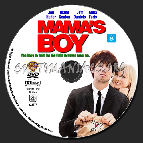 Mama's Boy dvd label