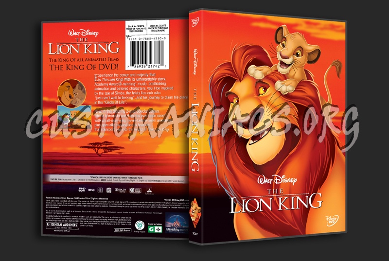 The Lion King - DVD Cover 2 dvd cover - DVD Covers & Labels by ...