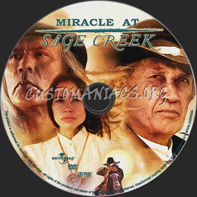 Miracle At Sage Creek dvd label