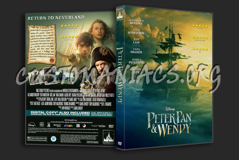 Peter Pan & Wendy dvd cover