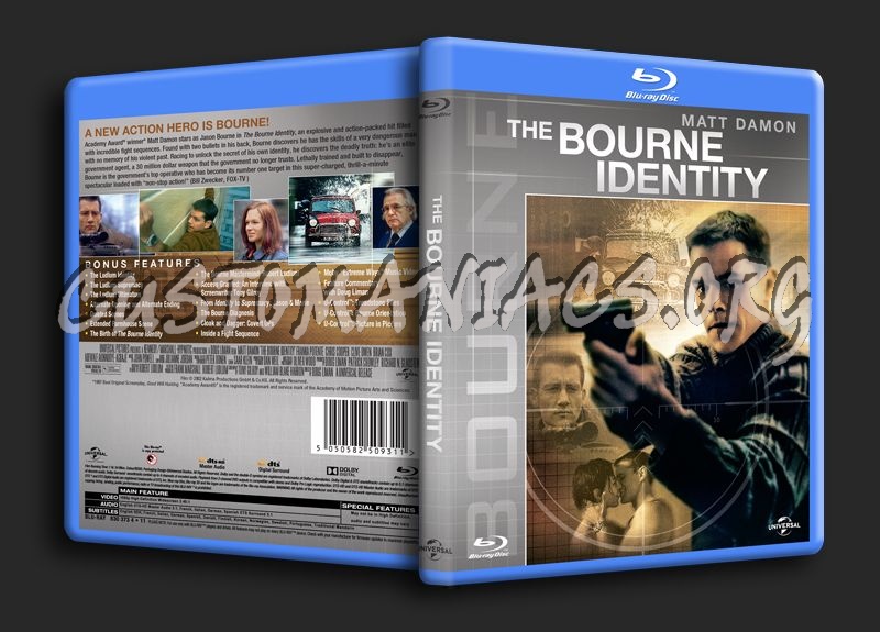 The Bourne Identity blu-ray cover
