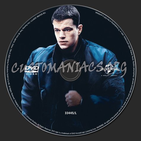 The Bourne Identity dvd label