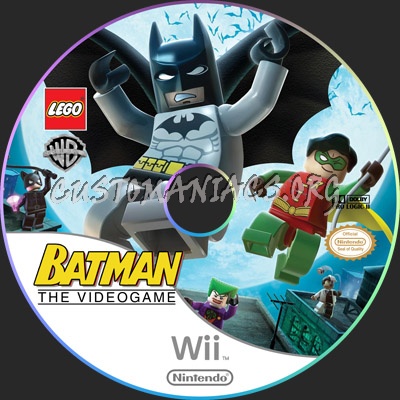 Lego Batman dvd label