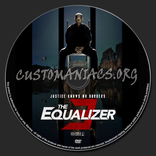 The Equalizer 3 dvd label