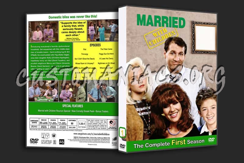 Married with Children - The Complete Series (spanning spine) dvd cover