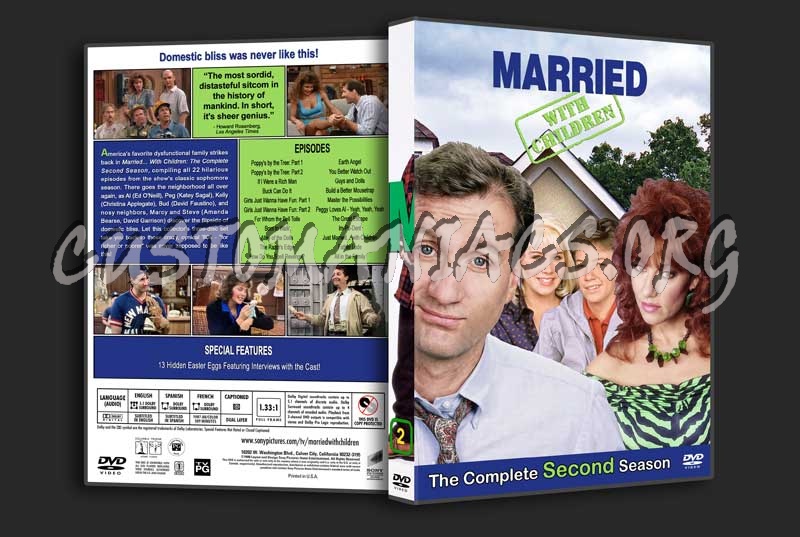 Married with Children - The Complete Series (spanning spine) dvd cover