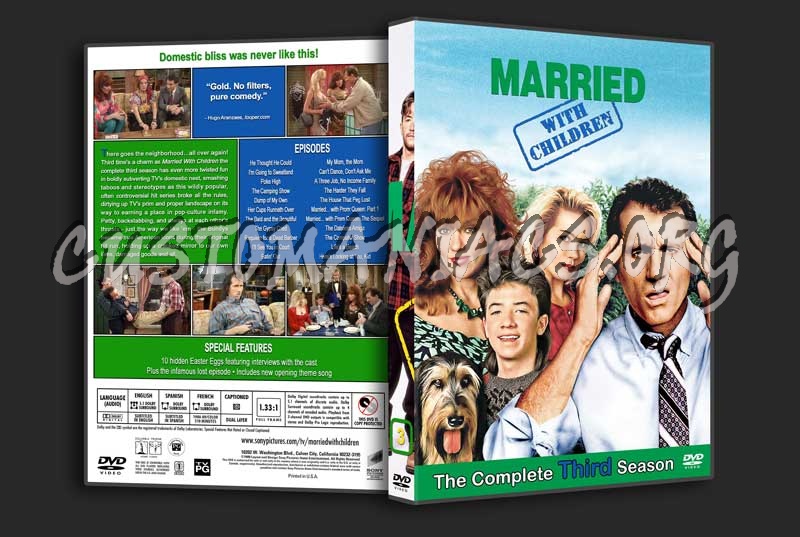 Married with Children - The Complete Series (spanning spine) dvd cover