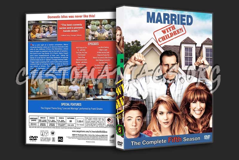 Married with Children - The Complete Series (spanning spine) dvd cover