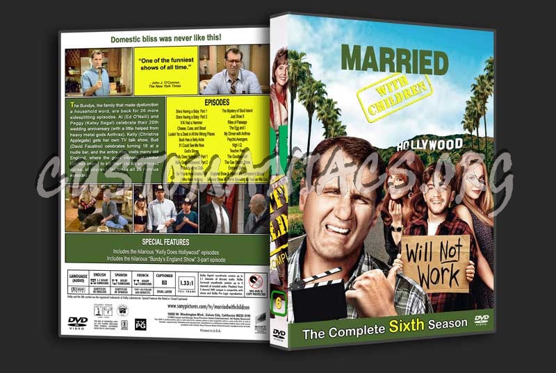 Married with Children - The Complete Series (spanning spine) dvd cover