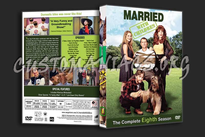 Married with Children - The Complete Series (spanning spine) dvd cover