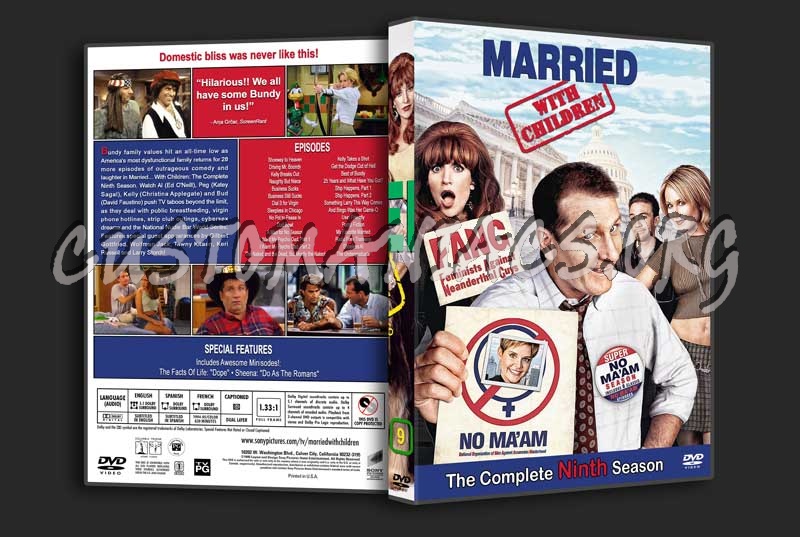 Married with Children - The Complete Series (spanning spine) dvd cover