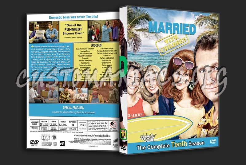 Married with Children - The Complete Series (spanning spine) dvd cover