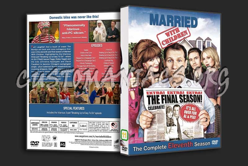 Married with Children - The Complete Series (spanning spine) dvd cover