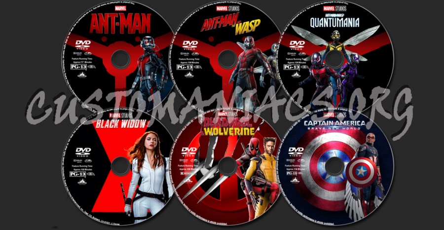 Marvel Collection dvd label