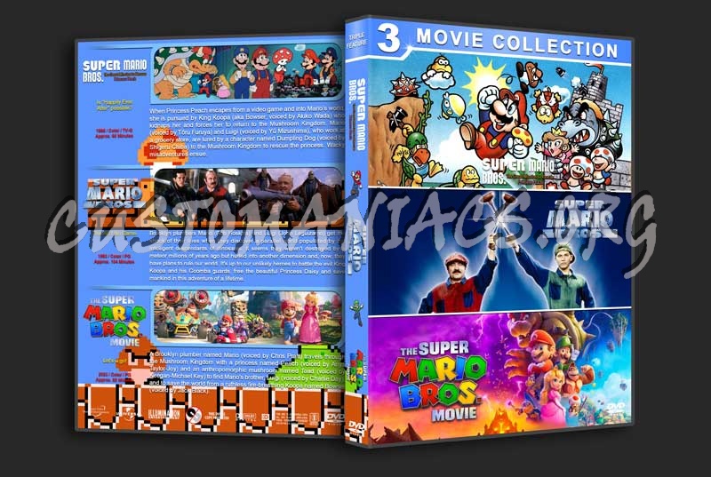 Super Marios Bros. Triple Feature dvd cover