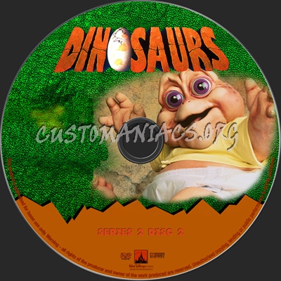 Dinosaurs Series 2 dvd label