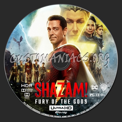 Shazam! Fury of the Gods (Blu-ray + DVD + Digital Copy) 