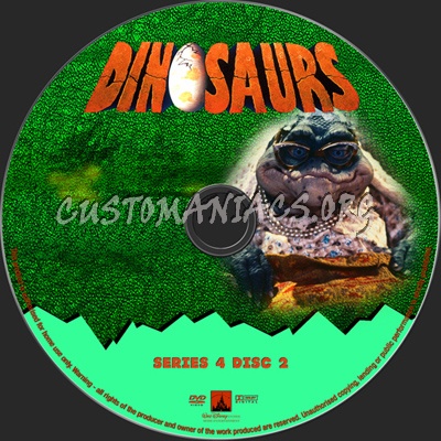 Dinosaurs Series 4 dvd label