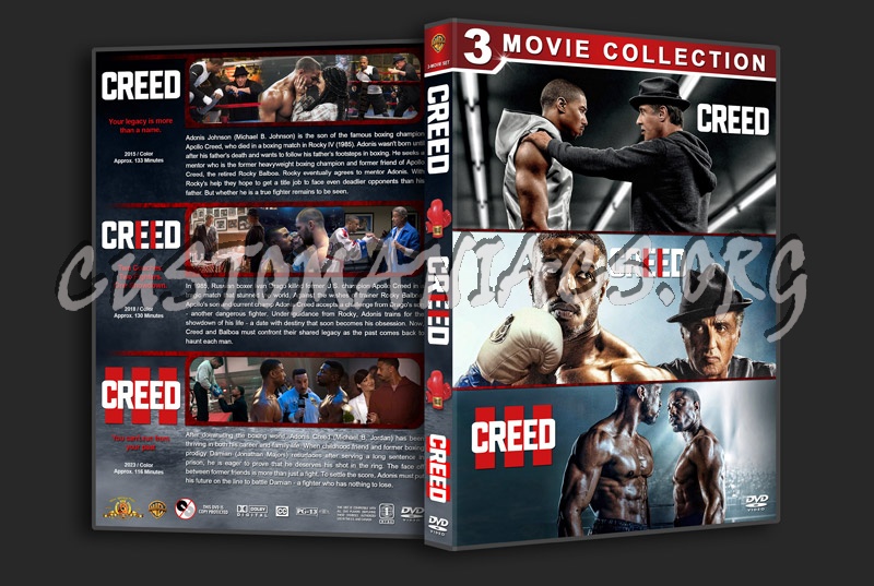 Creed Triple Feature dvd cover