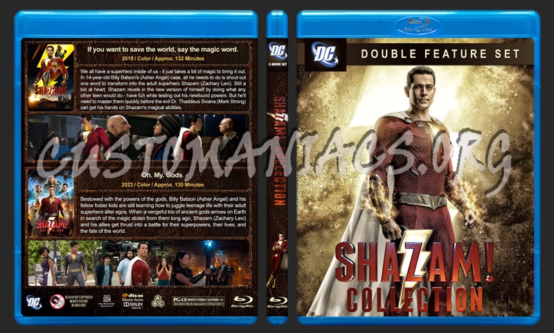 Shazam! Collection blu-ray cover