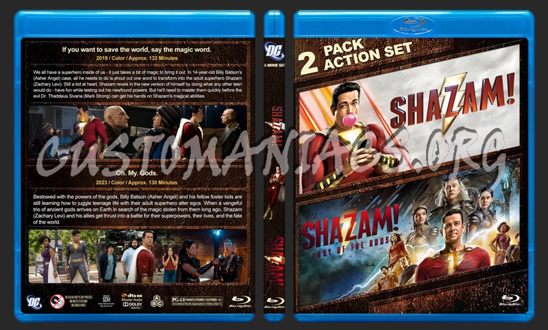 Shazam! Double Feature blu-ray cover