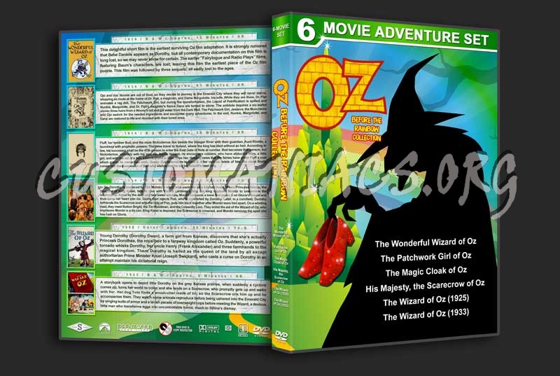 Oz Before the Rainbow Collection dvd cover