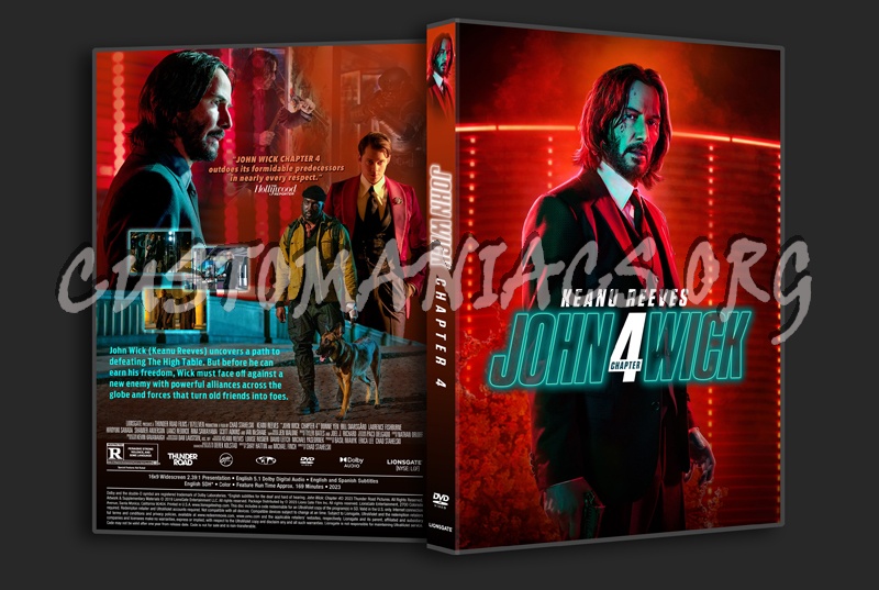 John Wick: Chapter 4 dvd cover