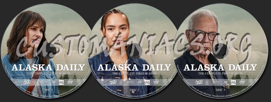 Alaska Daily - Season 1 dvd label