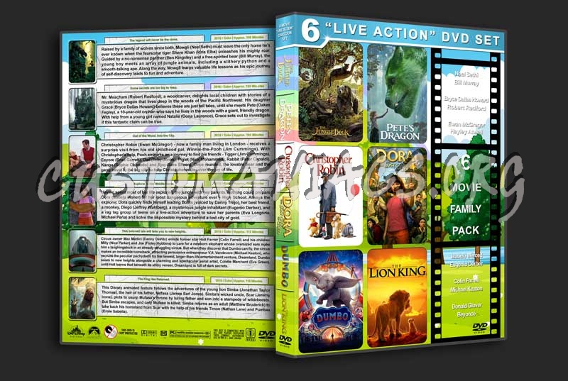 Live Action Family Pack dvd cover