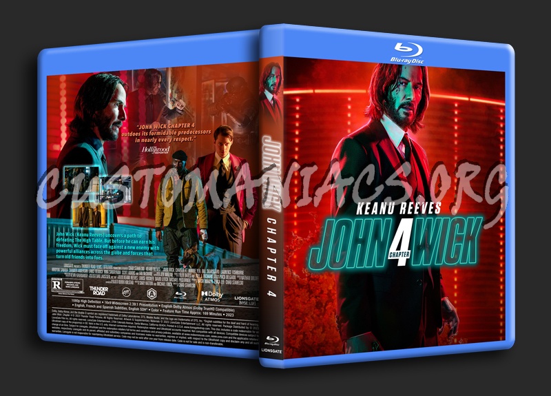 John Wick: Chapter 4 dvd cover